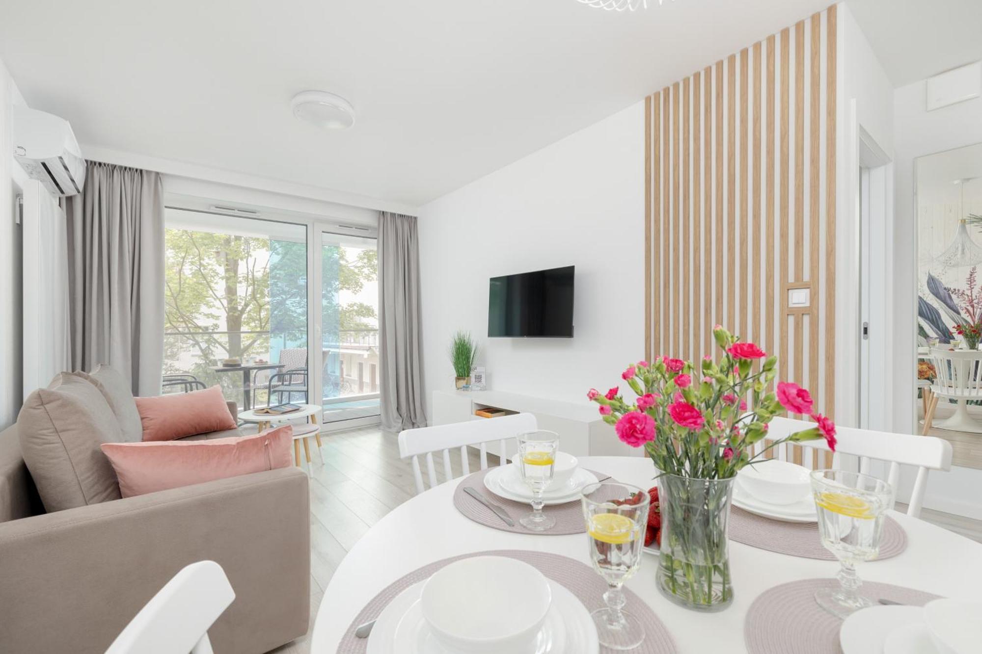 Apartment Seaside Whiteblue Ii Sauna & Fitness & Bawialnia Dla Dzieci & Rowerownia - W Cenie Pobytu