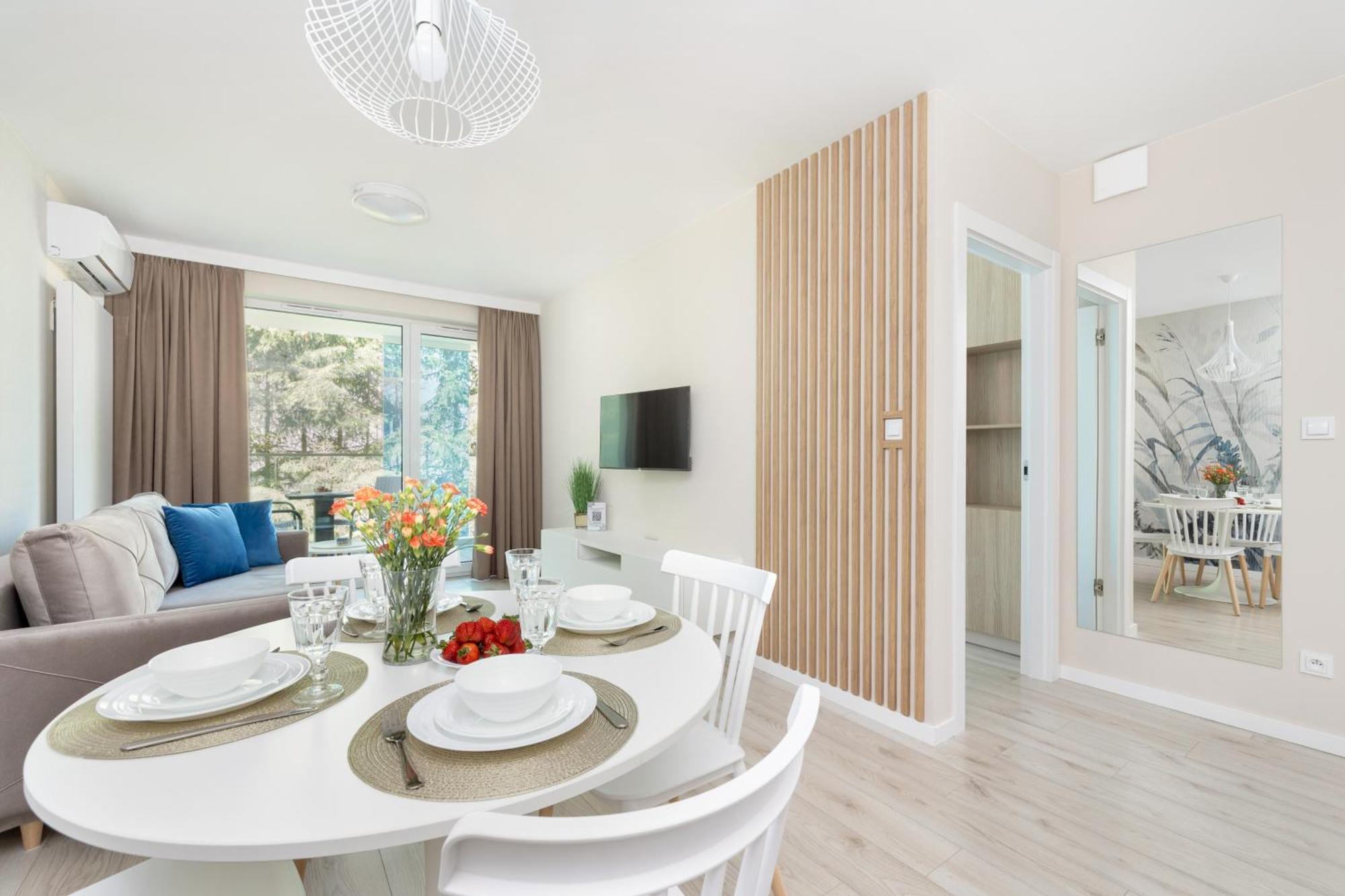 Apartment Seaside Whiteblue Ii Sauna & Fitness & Bawialnia Dla Dzieci & Rowerownia - W Cenie Pobytu *